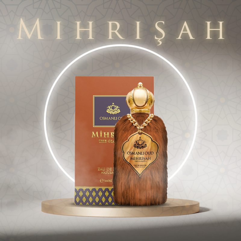 Elegant MİHRİŞAH – Eau De Parfum bottle with a refreshing and captivating floral and fruity scent.
